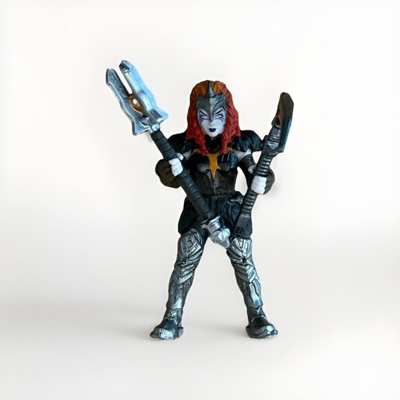 Fortnite Ice vs Fire MOLTEN VALKYRIE Figure Micro Series 2.5 inch - Picture 1 of 11